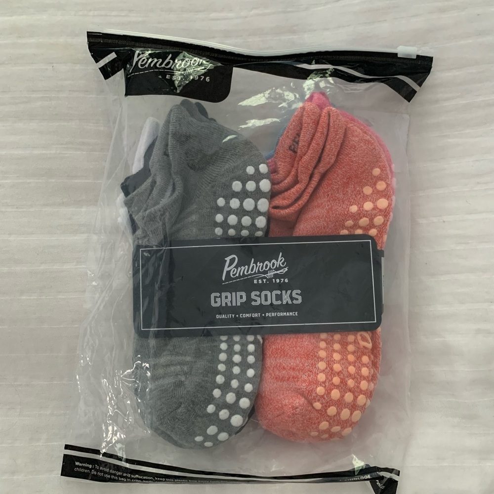 Pembrook Grip Socks Multicolor 6 Pack